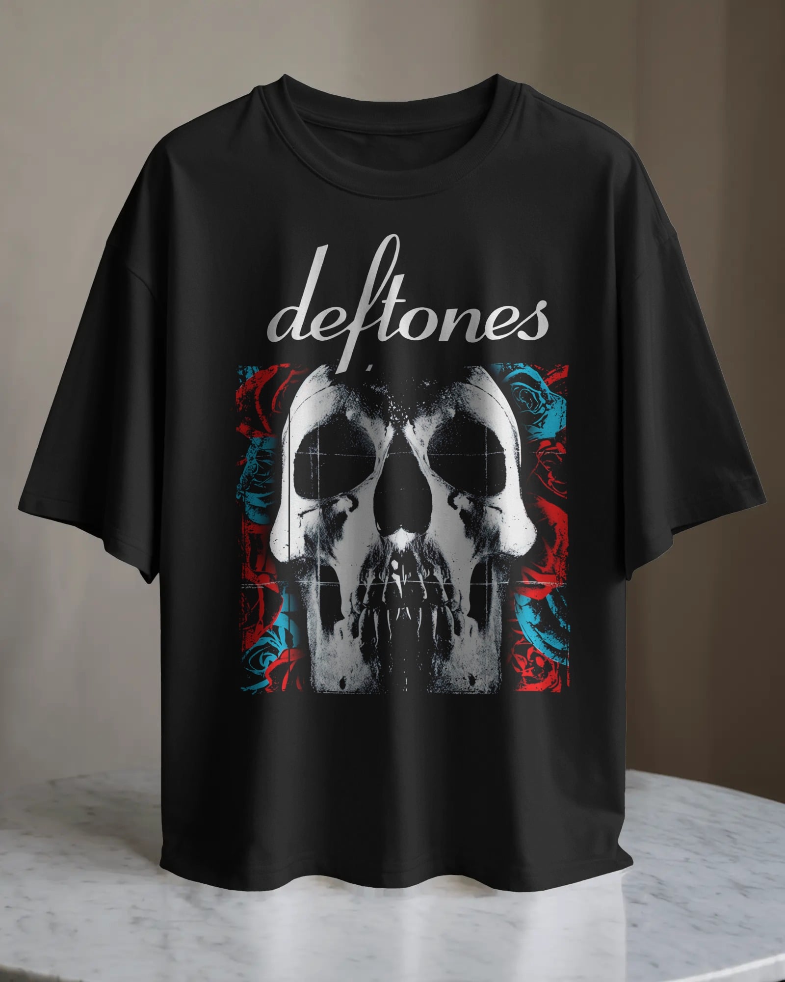 POLO OVERSIZE BANDA METAL DEFTONES 011 - 1