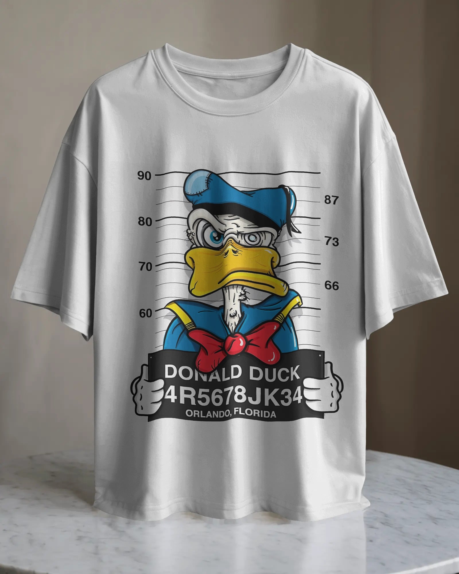 POLO OVERSIZE PATO DONALD WANTED 011 - 1