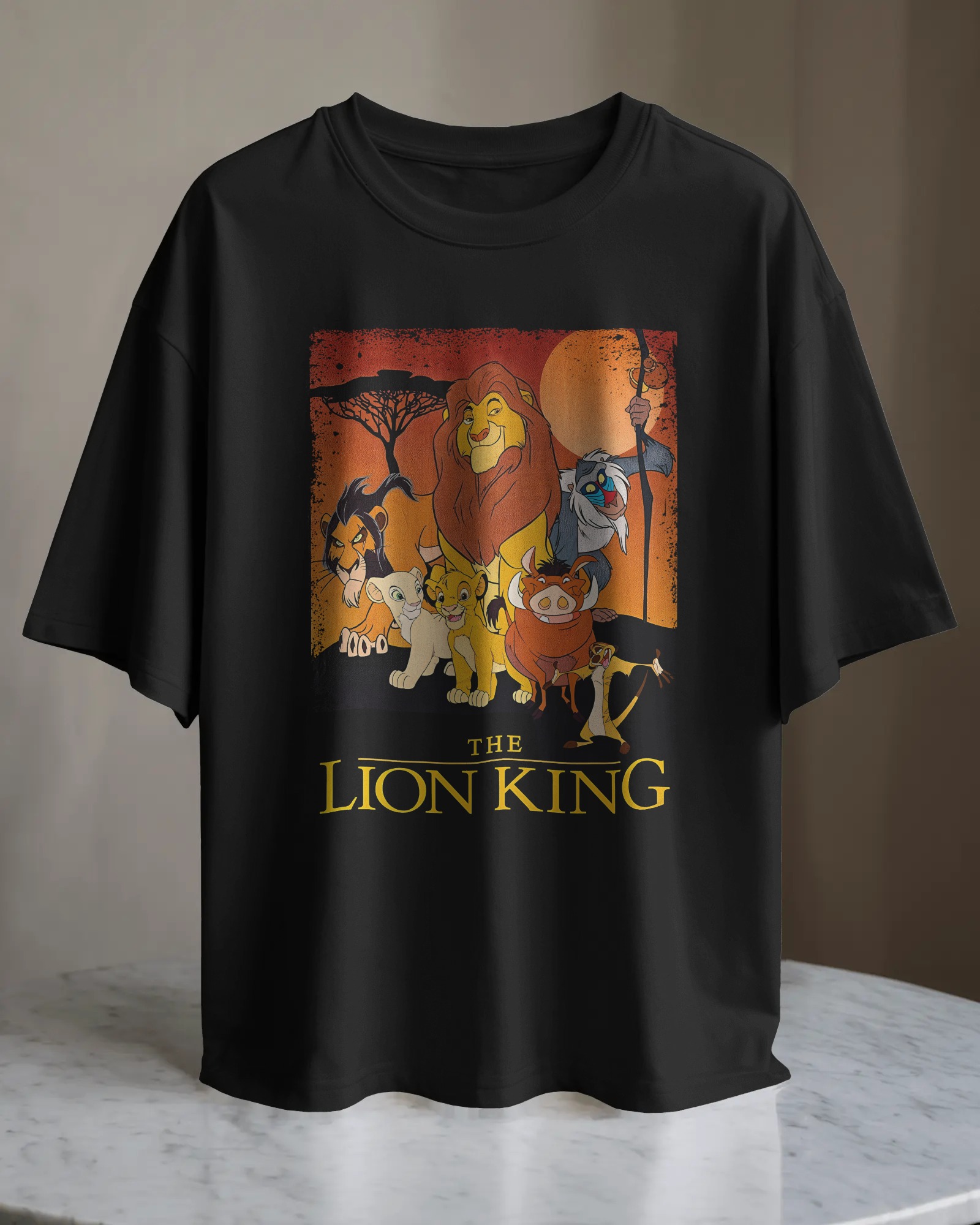 POLO OVERSIZE HAKUNA MATATA REY LEON 011 - 1