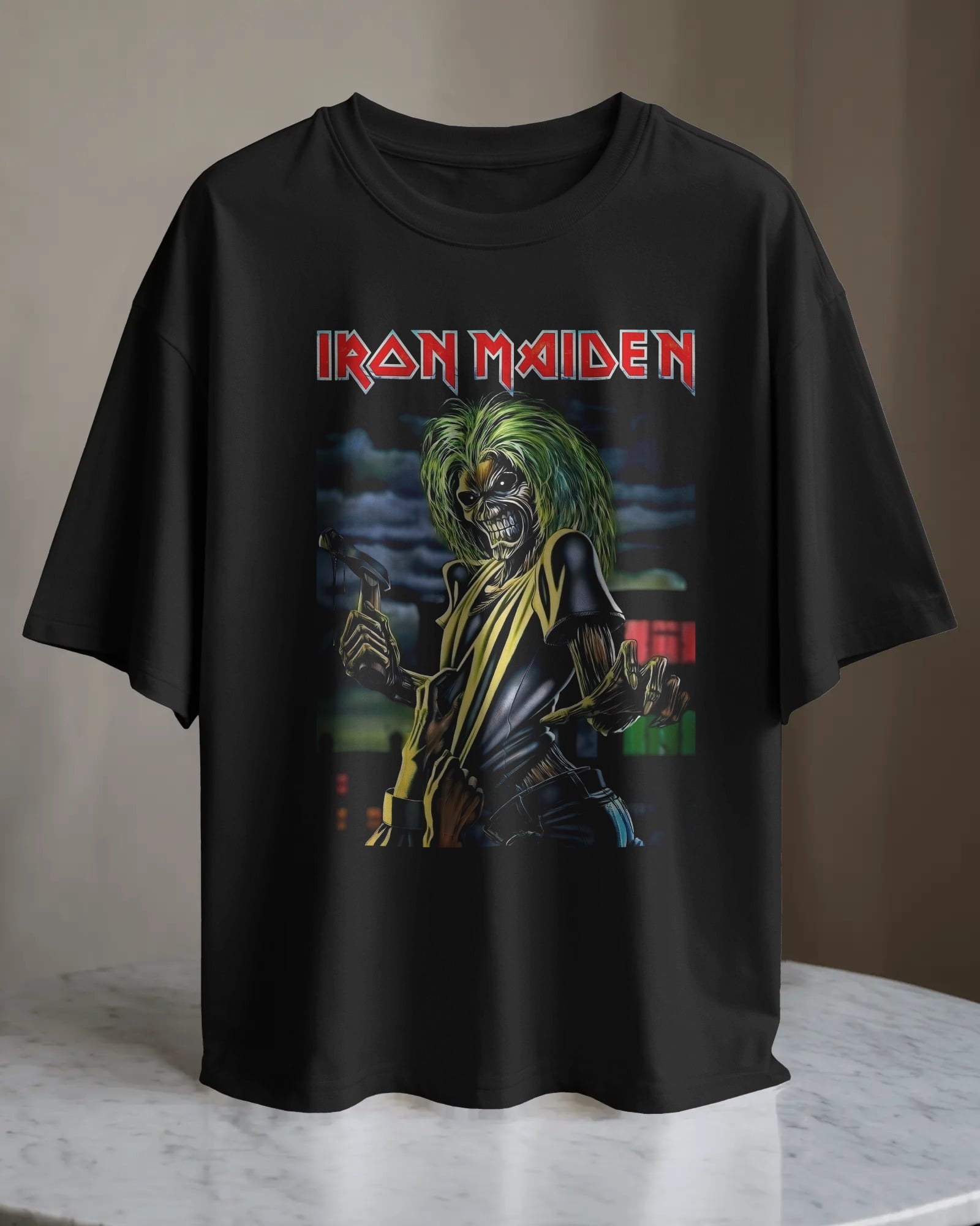 POLO OVERSIZE BANDA HEAVY METAL IRON MAIDEN 020 - 1