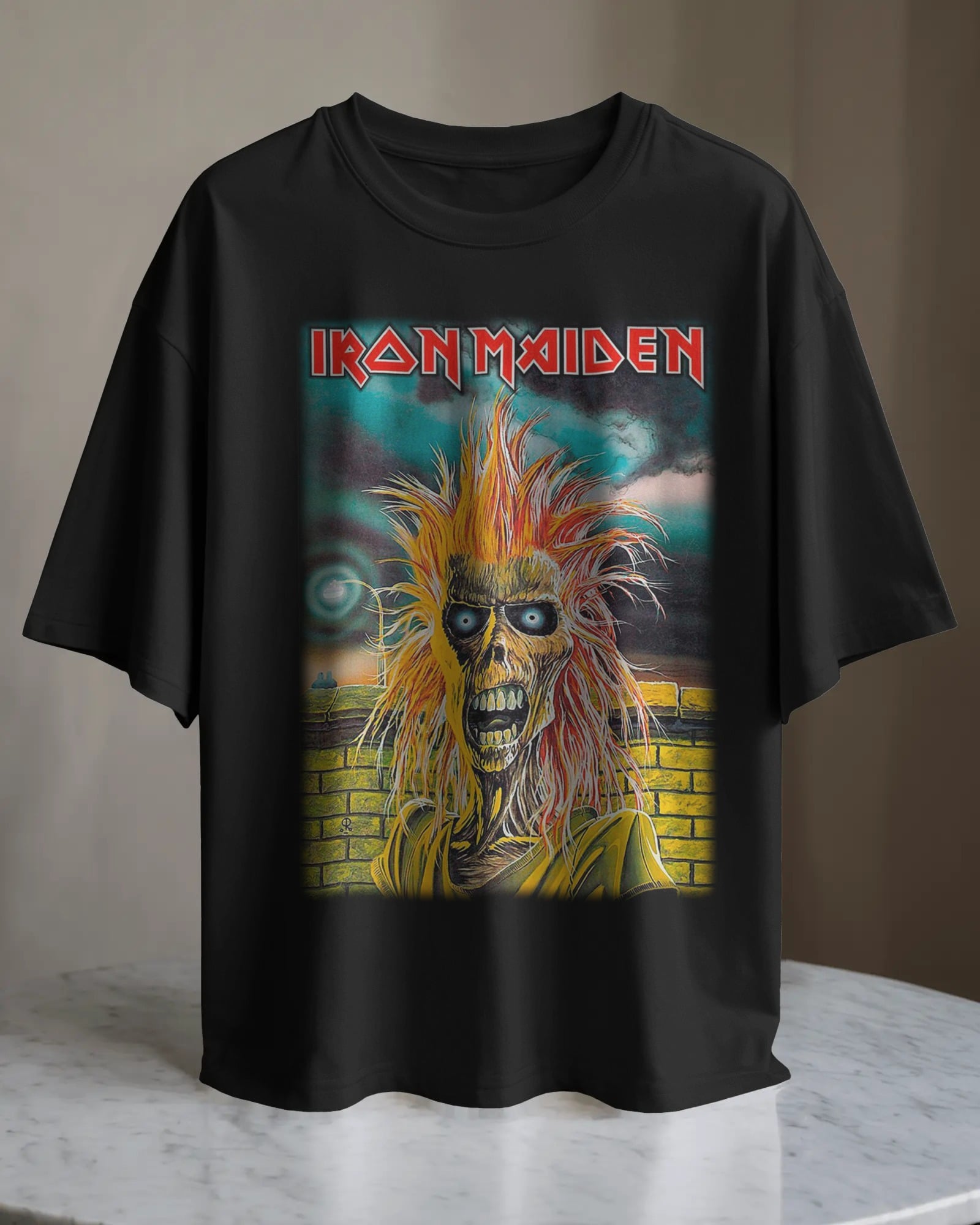 POLO OVERSIZE BANDA HEAVY METAL IRON MAIDEN 016 - 1