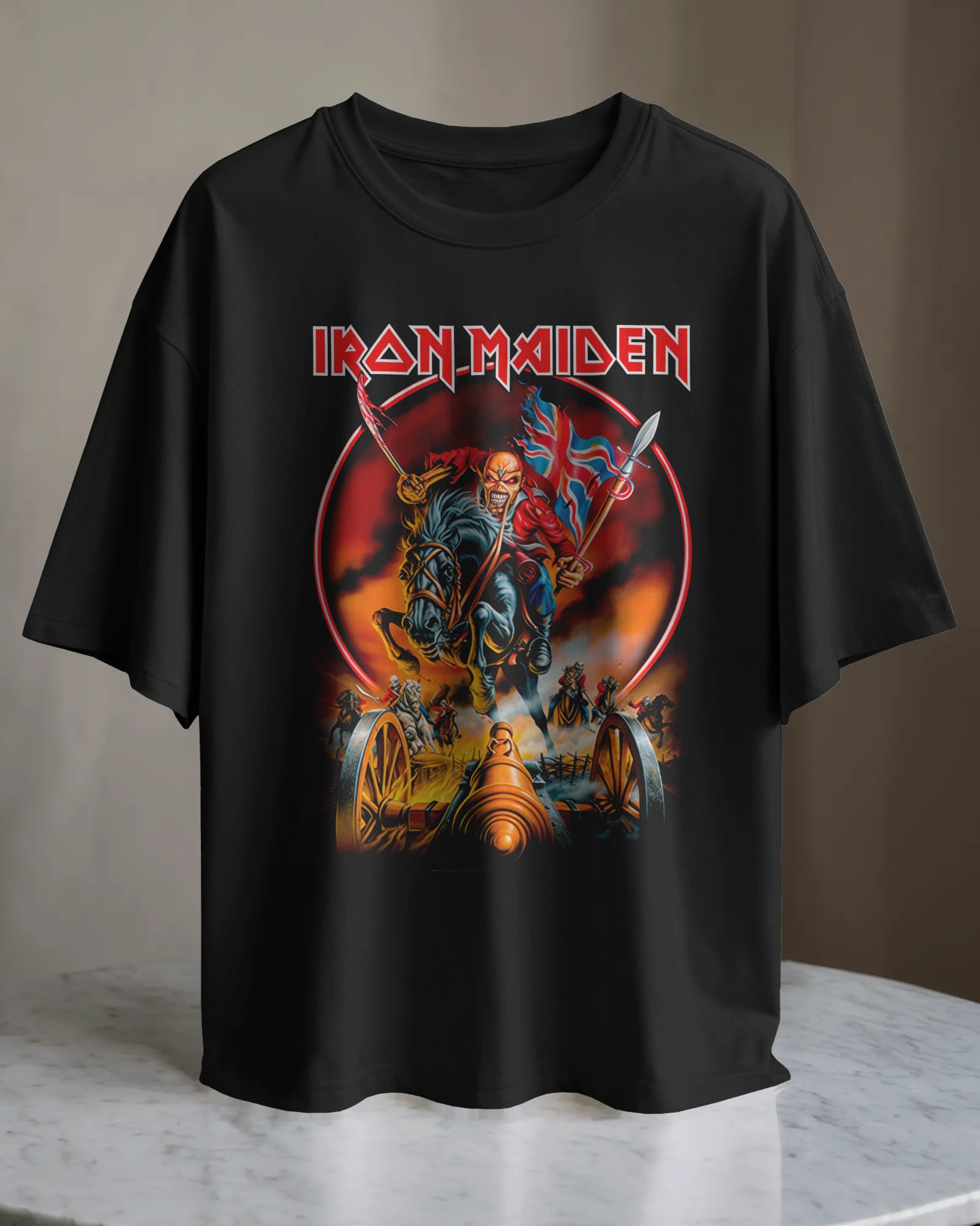 POLO OVERSIZE BANDA HEAVY METAL IRON MAIDEN 011 - 1
