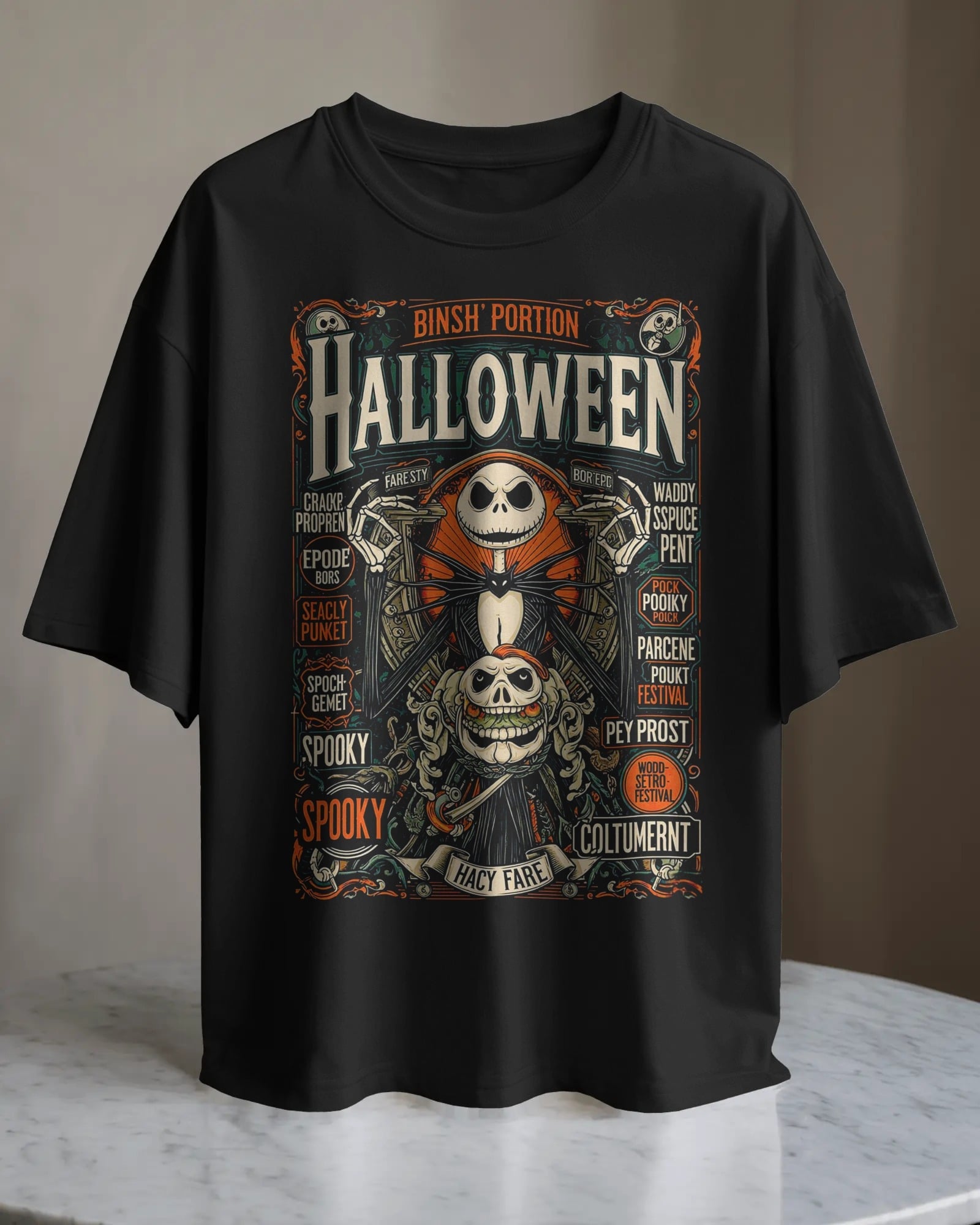 POLO OVERSIZE JACK SKELLINGTON 012 - 1