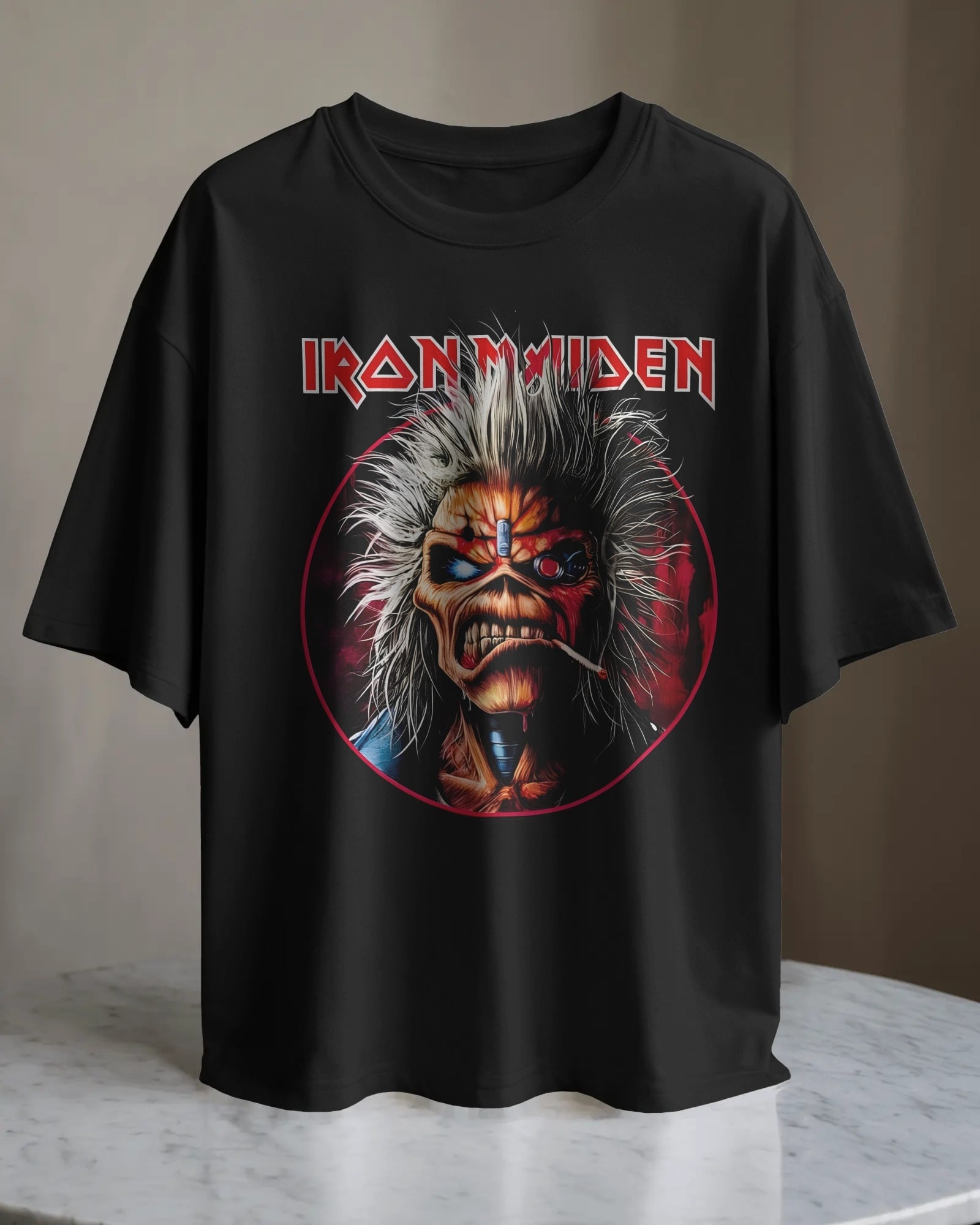 POLO OVERSIZE BANDA HEAVY METAL IRON MAIDEN 021 - 1