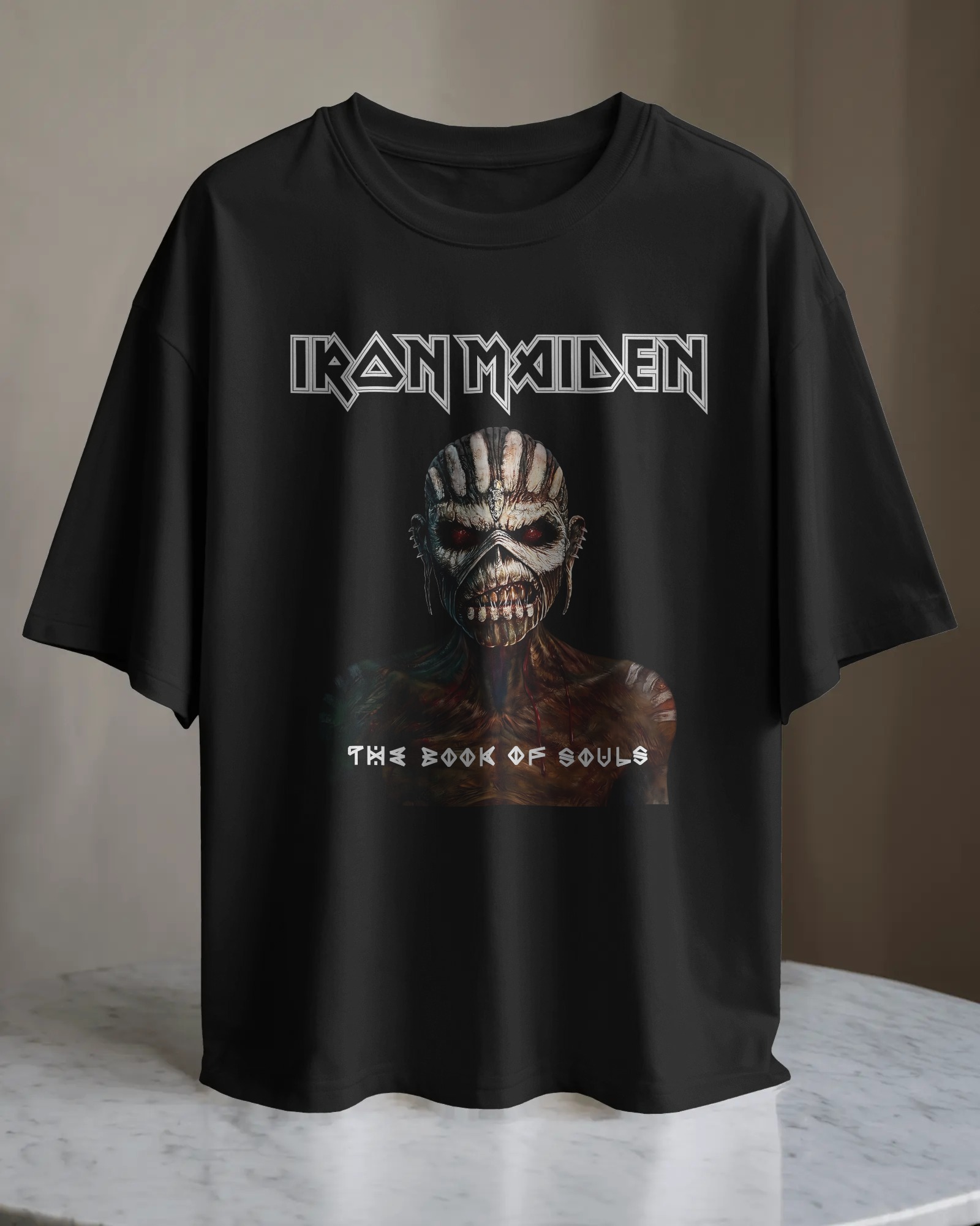 POLO OVERSIZE BANDA HEAVY METAL IRON MAIDEN 019 - 1