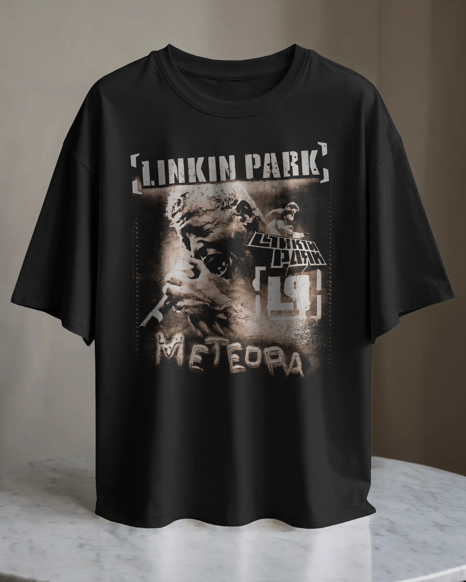 POLO OVERSIZE BANDA DE ROCK LINKIN PARK 014 - 1