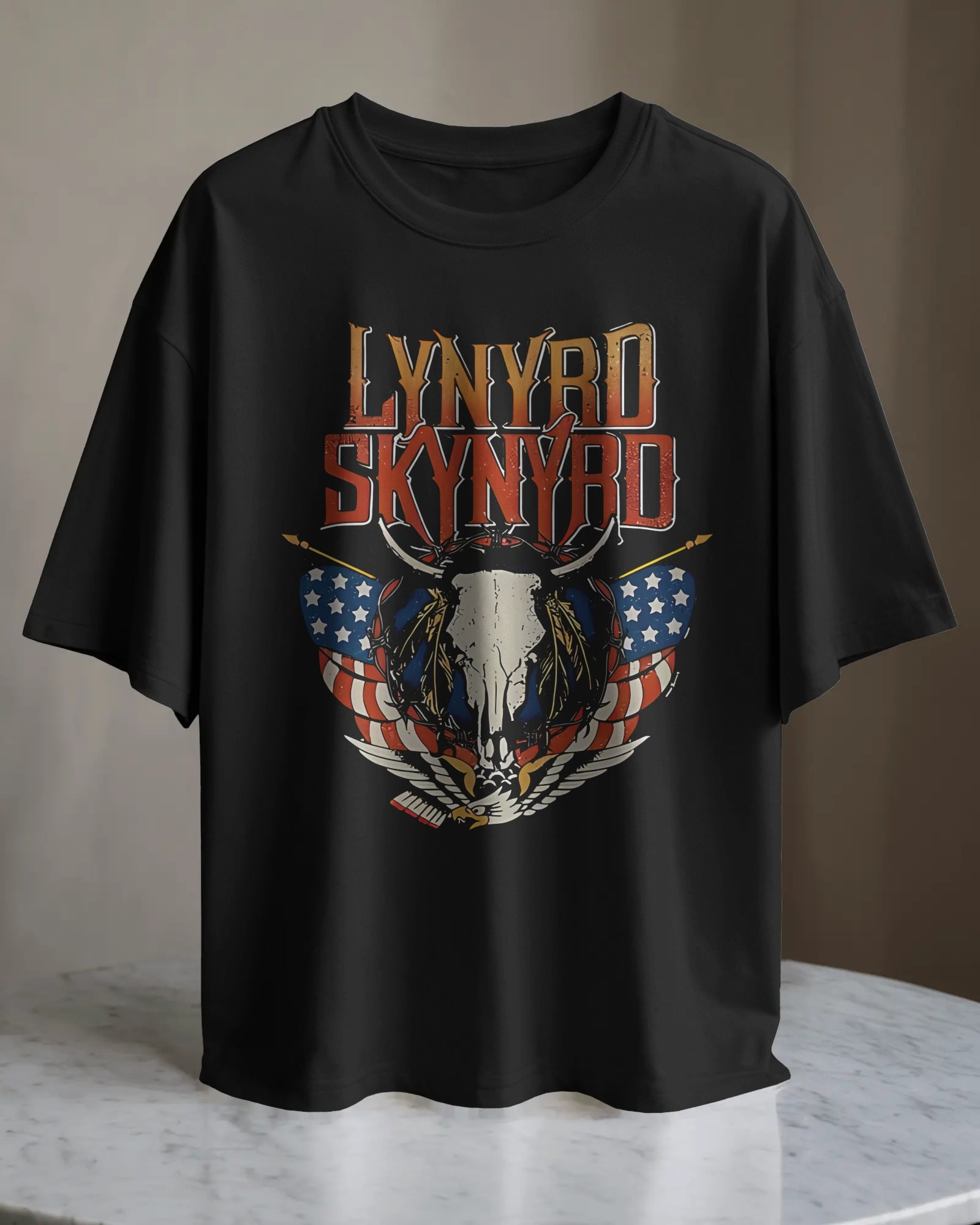 POLO OVERSIZE BANDA DE ROCK LYNYRD SKYNYRD 011 - 1