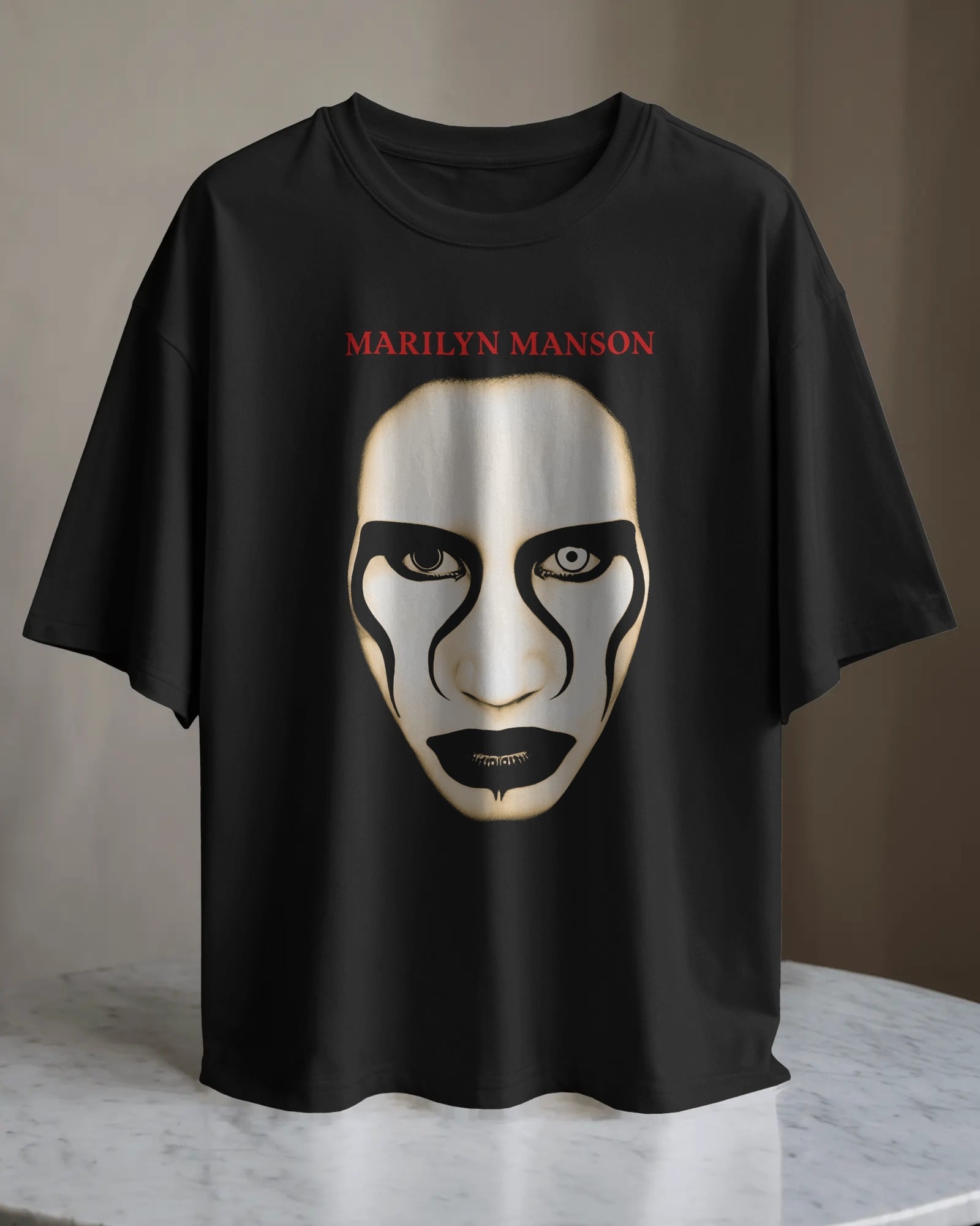 POLO OVERSIZE CANTANTE MARILYN MANSON 013 - 1