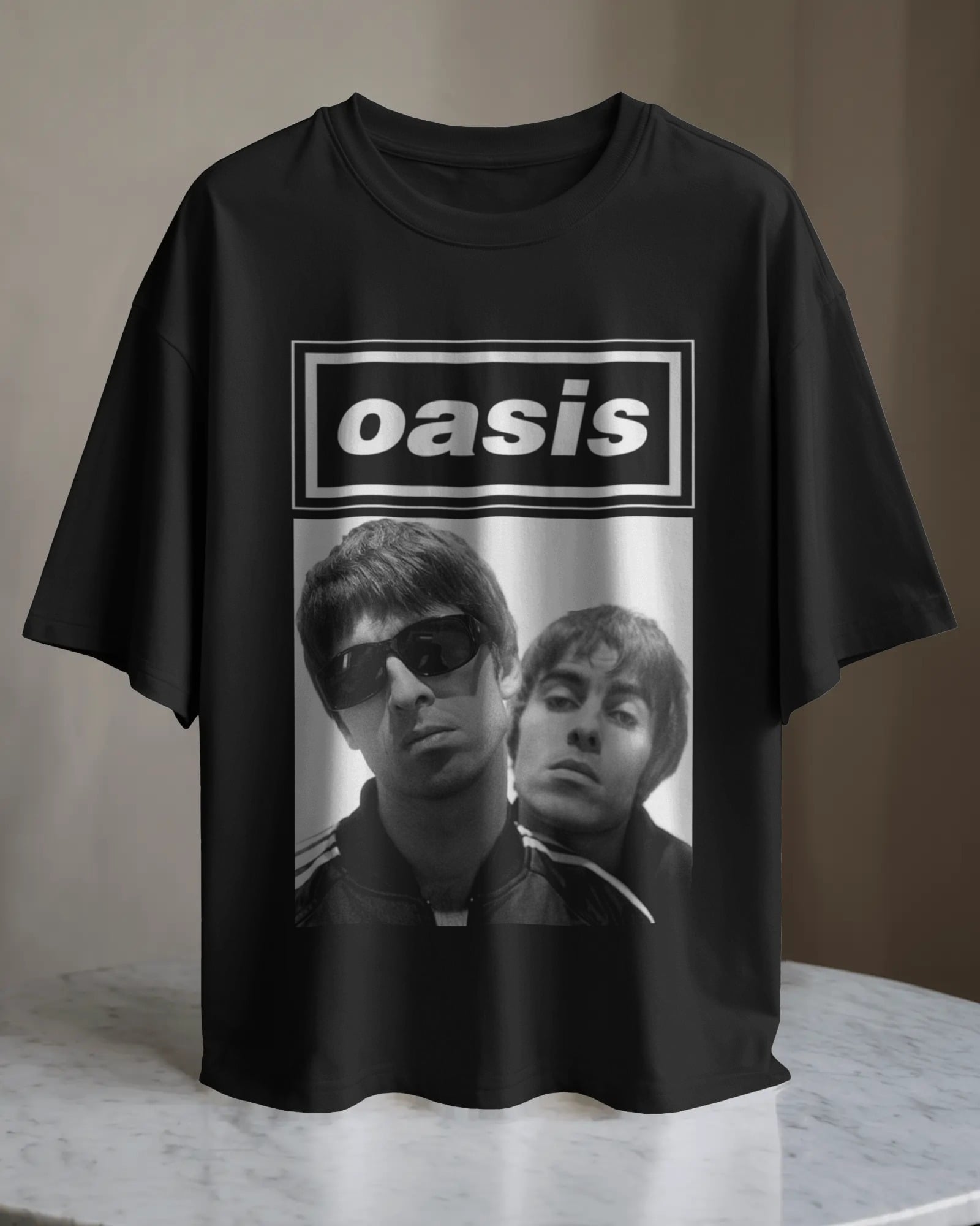 POLO OVERSIZE BANDA DE ROCK OASIS   013 - 1