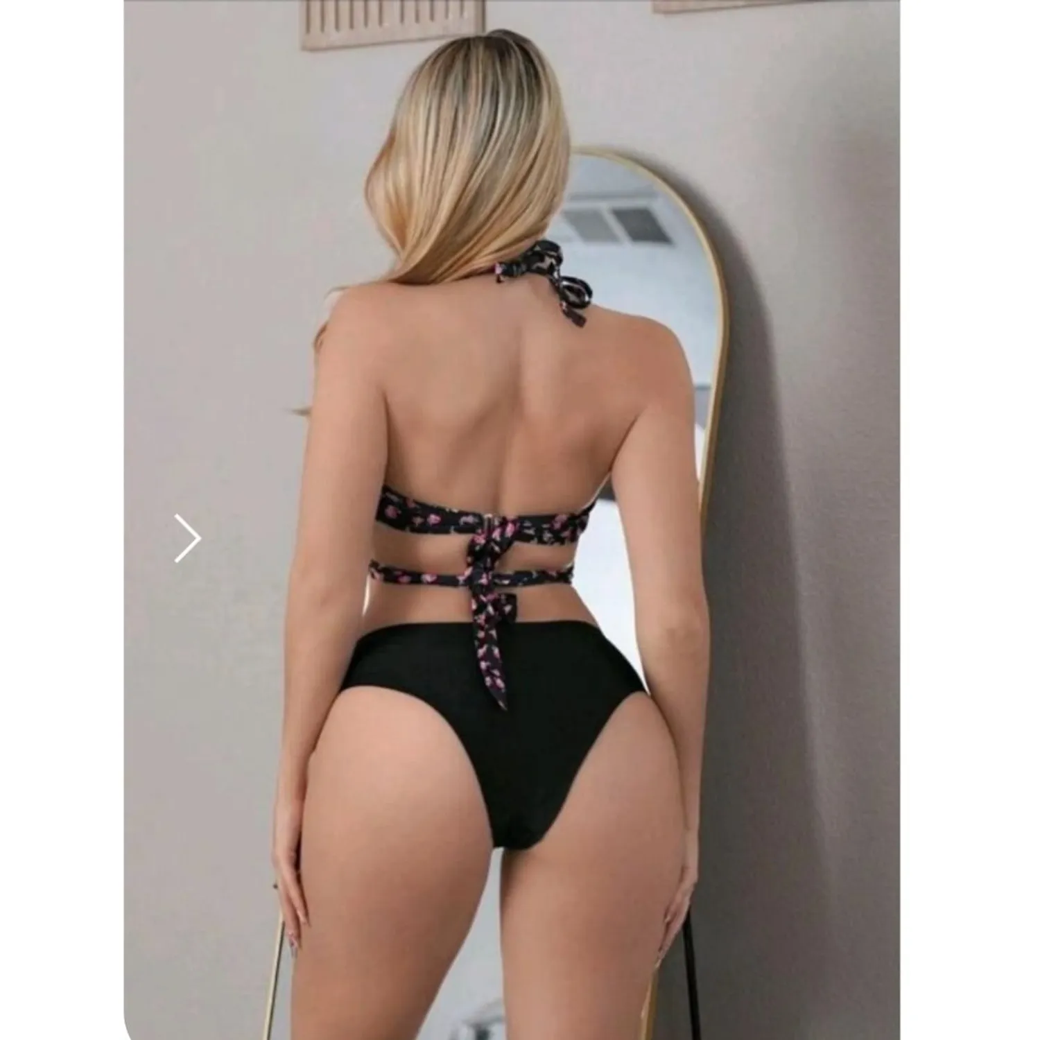 PUERTO MELÓN | BIKINI FLORAL CON COPA Y FORRO INTERNO - 2