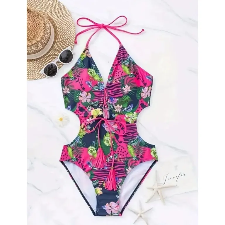 PUERTO MELÓN | TRIKINI FUCSIA CON COPA Y FORRO INTERNO - 1