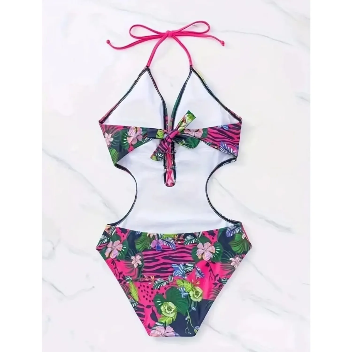 PUERTO MELÓN | TRIKINI FUCSIA CON COPA Y FORRO INTERNO - 2