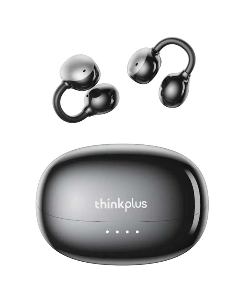 AUDIFONO LENOVO OWS EARBUDS LK6 25HRS TACTIL - NEGRO - 1