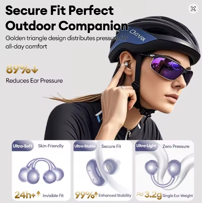 AUDIFONO LENOVO OWS EARBUDS LK6 25HRS TACTIL - ROSADO - 6