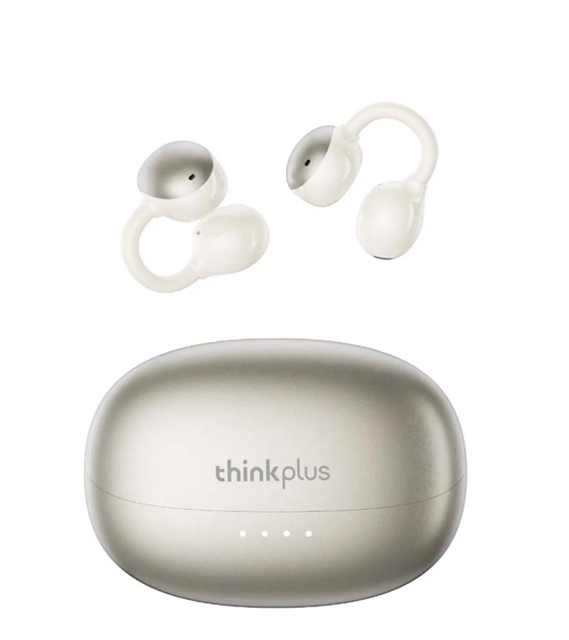 AUDIFONO LENOVO OWS EARBUDS LK6 25HRS TACTIL - BEIGE - 1