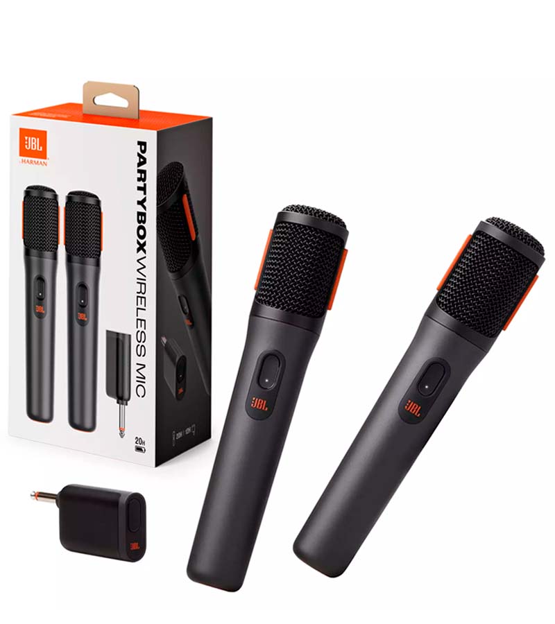 MICRÓFONO INALÁMBRICO JBL PARTYBOX WIRELESS PACK-X2 RECARGABLE - 1