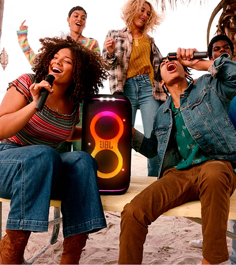 MICRÓFONO INALÁMBRICO JBL PARTYBOX WIRELESS PACK-X2 RECARGABLE - 4