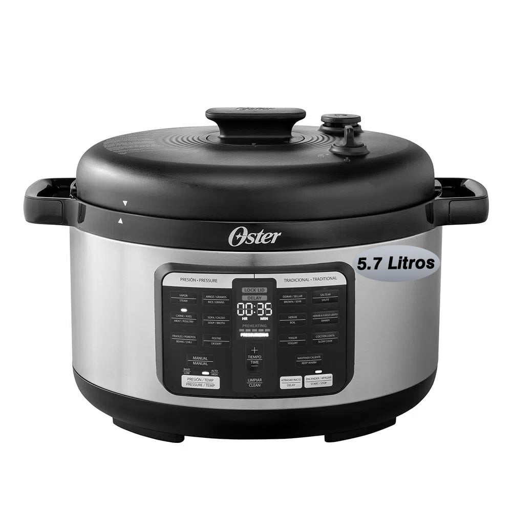 MULTI OLLA OSTER CKSTPCECOV57-053 5.7 L OVALADA Y 15 FUNCIONES CKSTPCECOV57 - 1