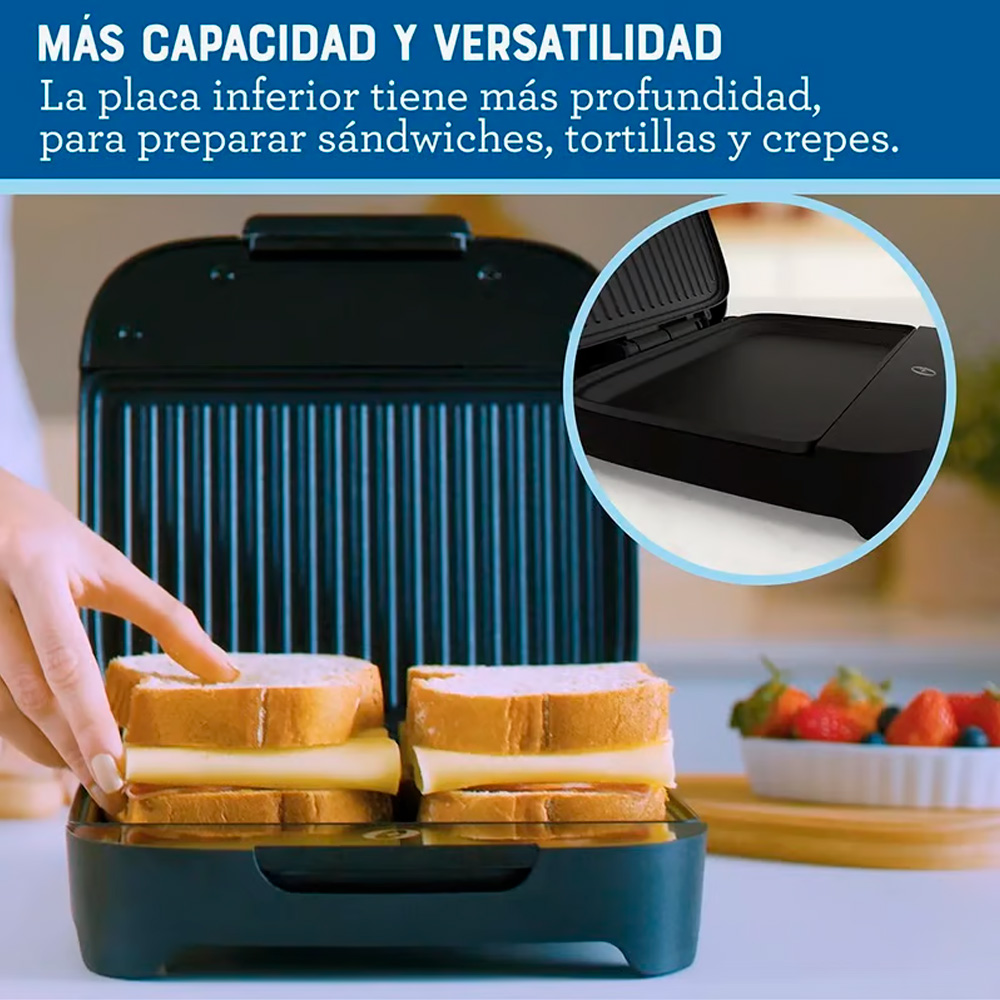 SANDWICHERA OSTER CKSTSM400-053 PLATOS HONDOS CKSTSM400 NEGRO - 3