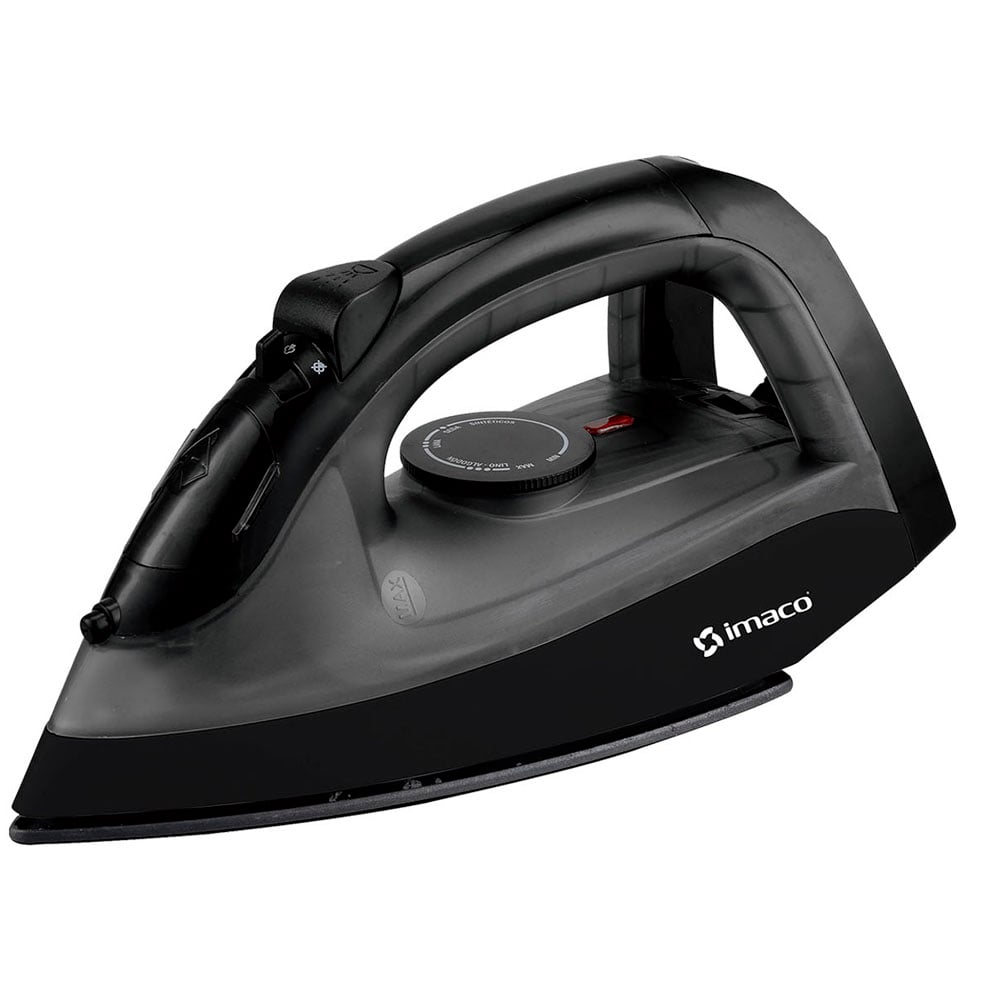PLANCHA A VAPOR IMACO CON BASE DE CERÁMICA ETA600N NEGRO - 1