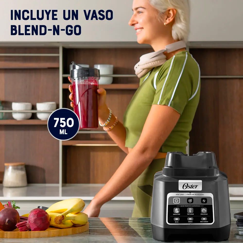 LICUADORA OSTER PROFESIONAL XTREME MIX BLSTXPG-BGW VASO BLEND N GO - 6