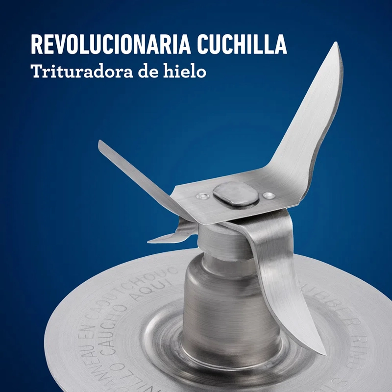 LICUADORA OSTER VASO DE VIDRIO Y CONTROL DE PERILLA BLSTKAGRRD - 5