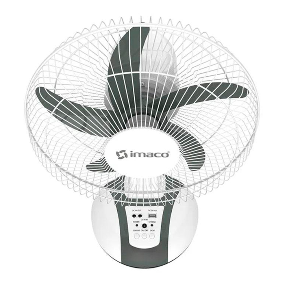 VENTILADOR 14 SOLAR RECARGABLE DE MESA FAN1418SOL IMACO - 2