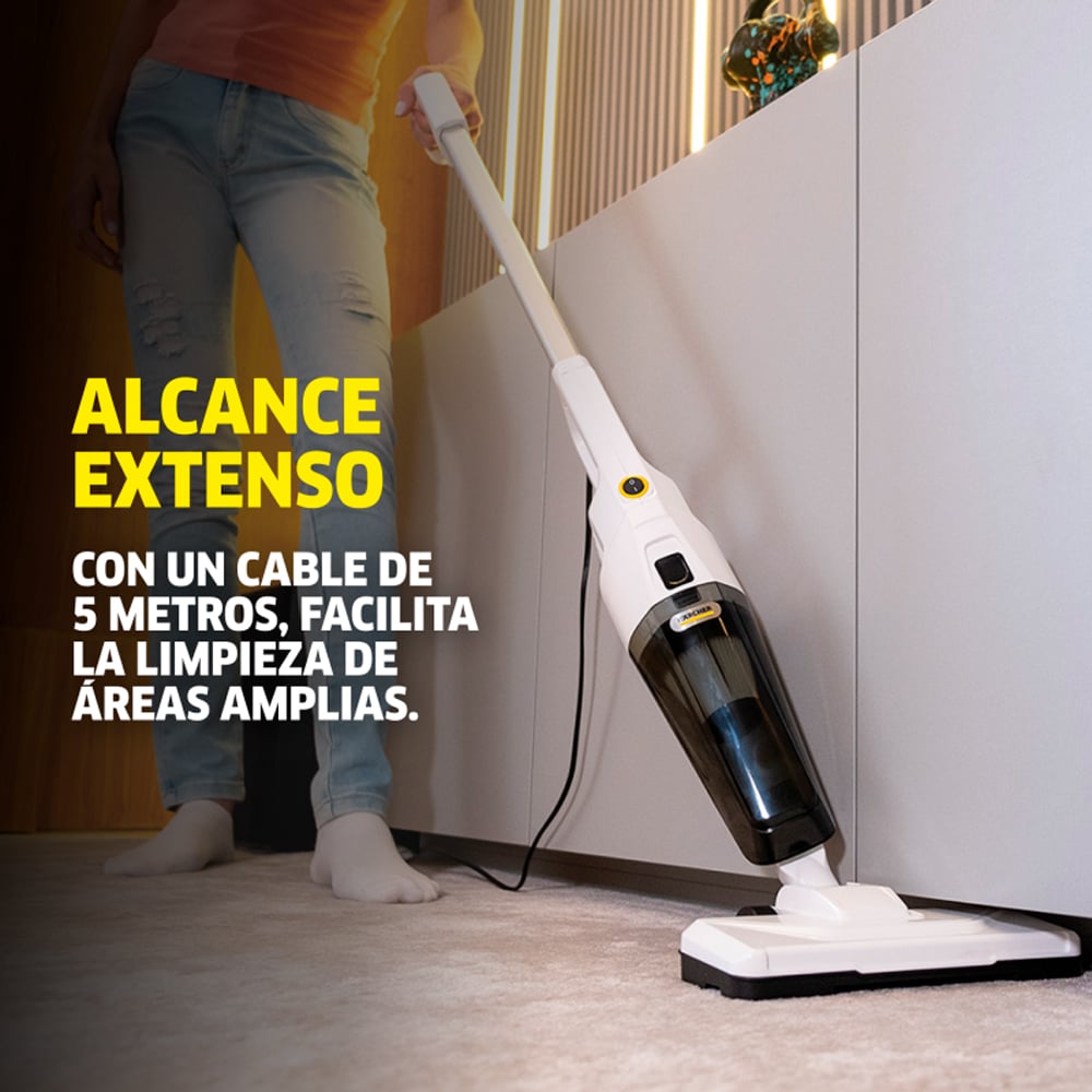ASPIRADORA VERTICAL 2 EN 1 VCL STICK 1000W KARCHER - 6