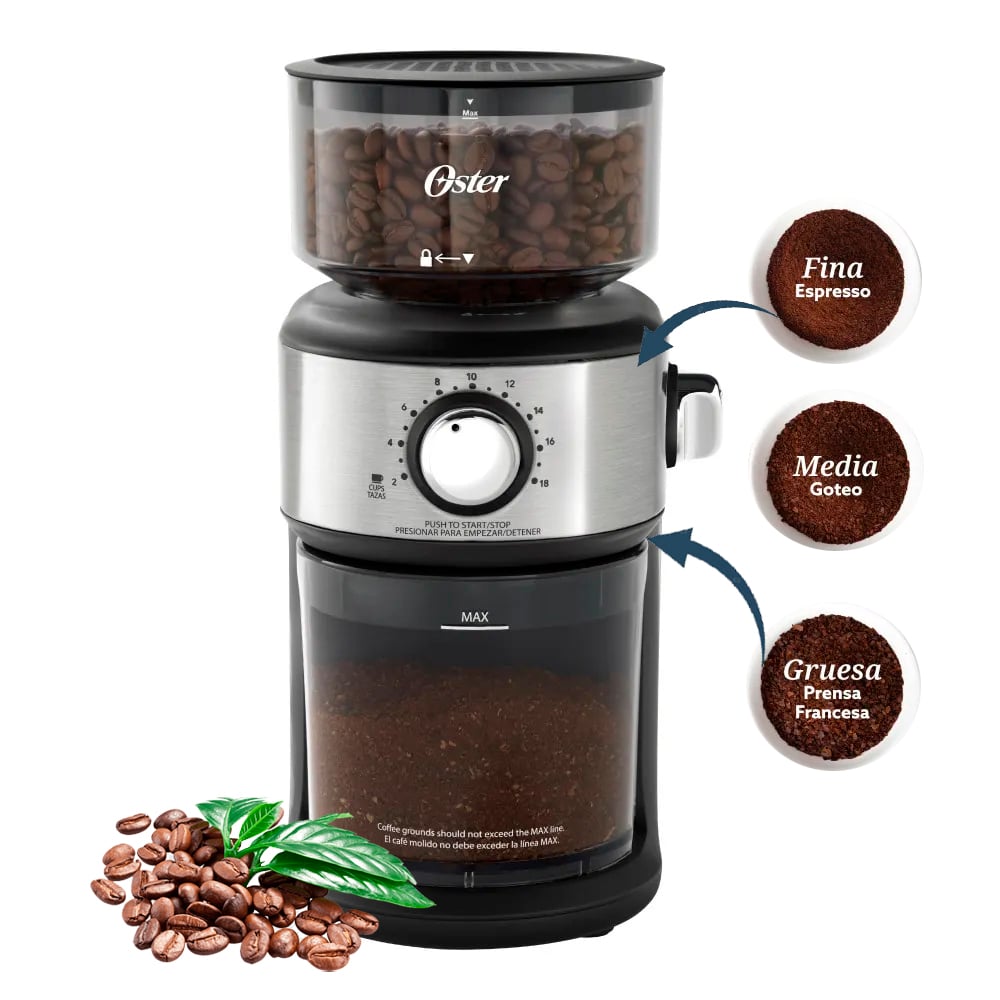 MOLINILLO DE CAFE OSTER 18 CONFIGURACIONES BVSTBMH24-053 - 1