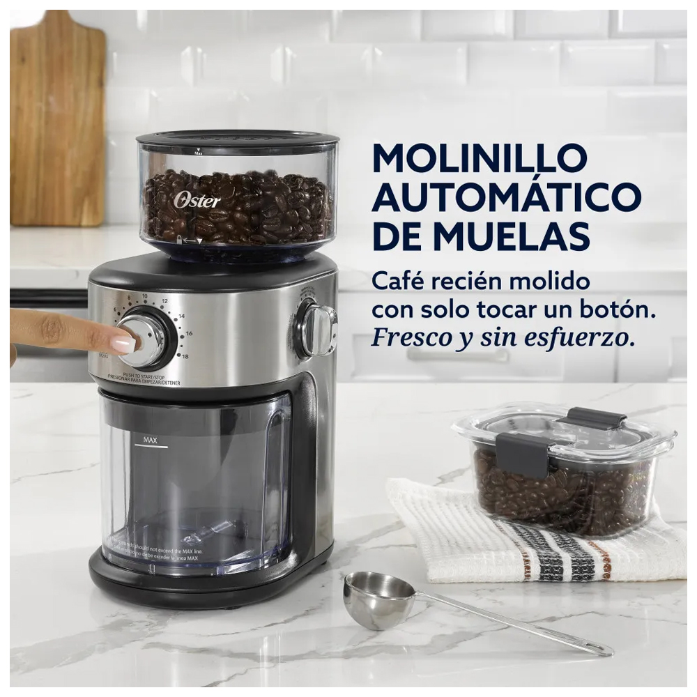 MOLINILLO DE CAFE OSTER 18 CONFIGURACIONES BVSTBMH24-053 - 4