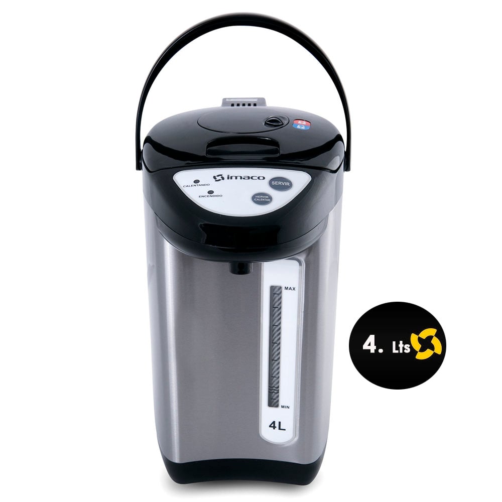 TERMOHERVIDOR IMACO TP4050SS 4 LTS CON DISPENSADOR ACERO - 1