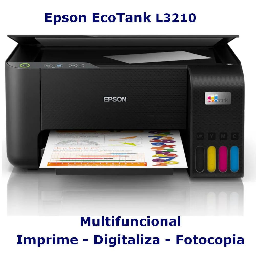IMPRESORA MULTIFUNCIONAL EPSON L3210 ECOTANK - 2