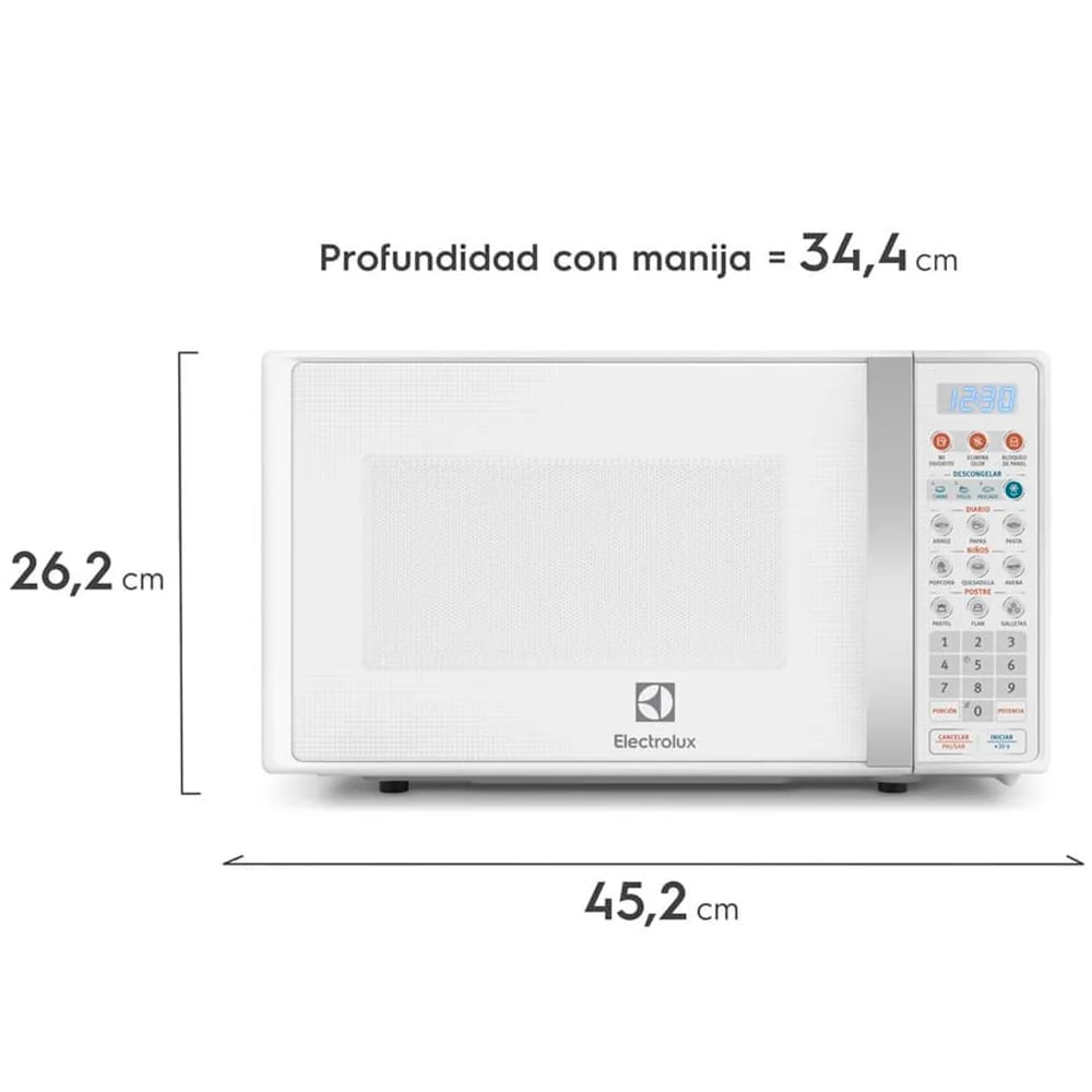 COMBO LICUADORA 6 VEL. OSTER BLSTPEG-GPB MÀS HORNO MICROONDAS 17L EMDO17S2GSRUW ELECTROLUX - 5
