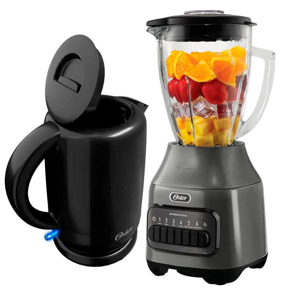 COMBO LICUADORA OSTER BLSTPEG-GPB 1.5 LITROS MÀS HERVIDOR ELÉCTRICO 1.7 LITROS BVSTKT3101 - 2