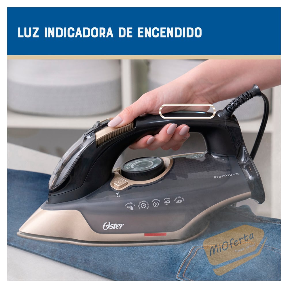 COMBO LICUADORA OSTER BLSTPEG-GPB 6 VELOCIDADES + PLANCHA SUELA DE CERÀMICA GCSTPX9000B - 6