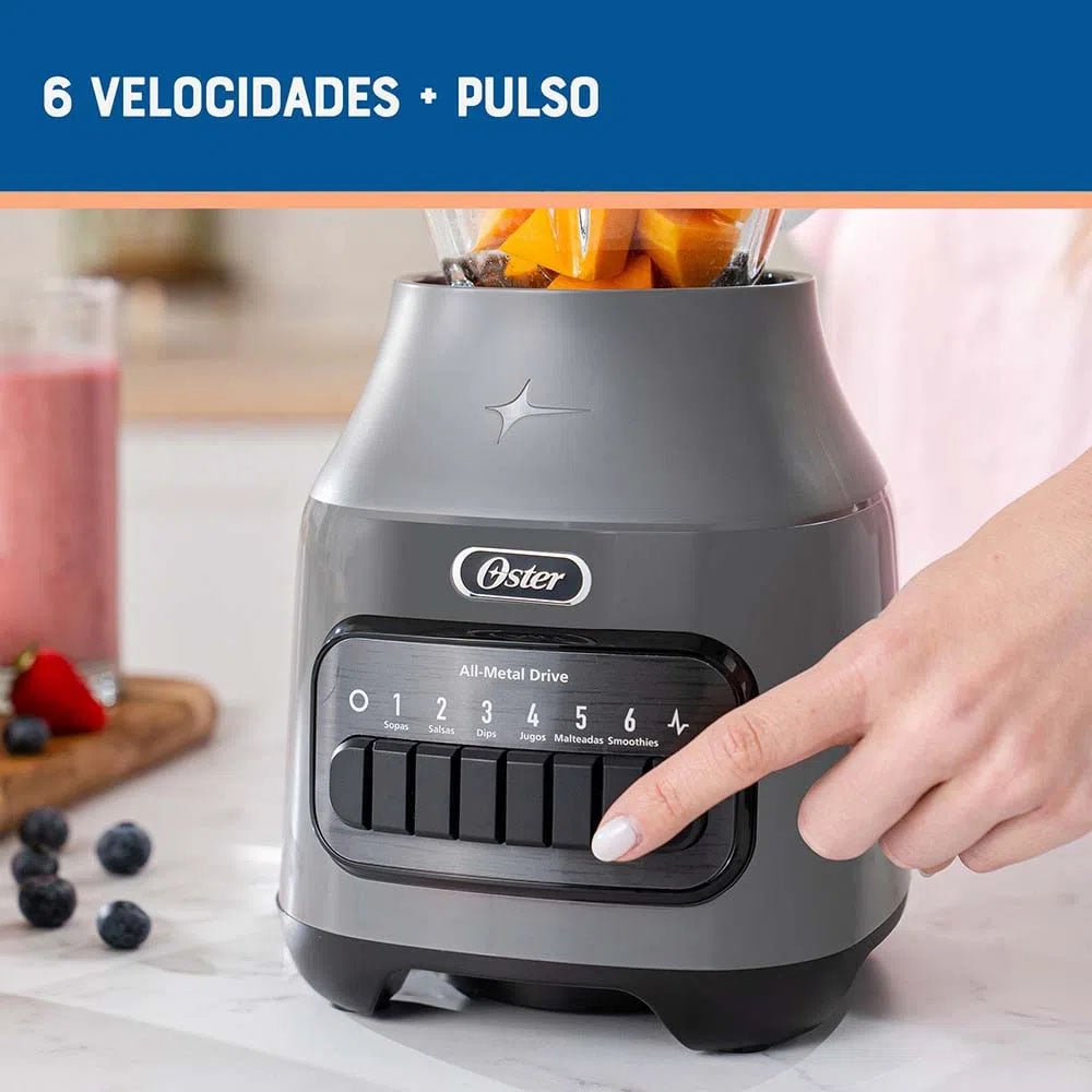 COMBO LICUADORA OSTER BLSTPEG-GPB 1.5 LITROS + SANDWICHERA PLATOS HONDOS CKSTSM400 - 3