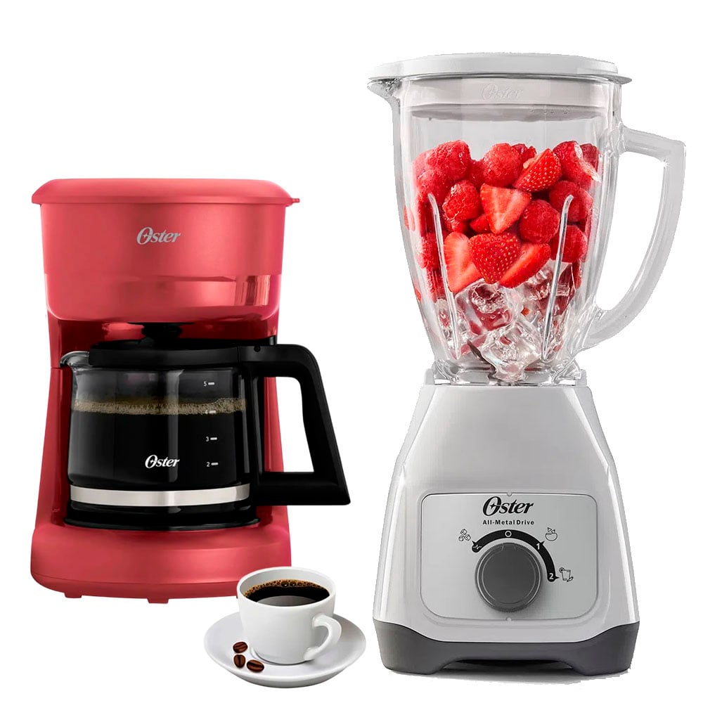 COMBO OSTER LICUADORA BLSTKAG-WRD 1.5 LITROS + CAFETERA DE 5 TAZAS - 2