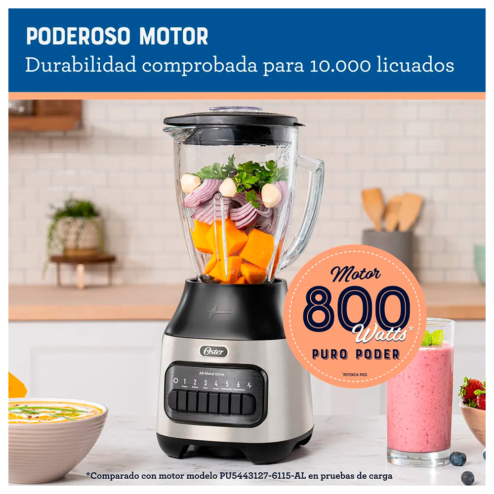 COMBO LICUADORA OSTER 6 VEL. BLSTPEG-NPB MÀS EXPRIMIDOR DE CÍTRICOS FPSTJU4176 - 4