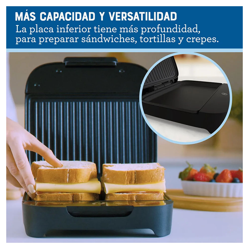COMBO LICUADORA OSTER BLSTPEG-NPB 1.5 LITROS + SANDWICHERA PLATOS HONDOS CKSTSM400 - 5