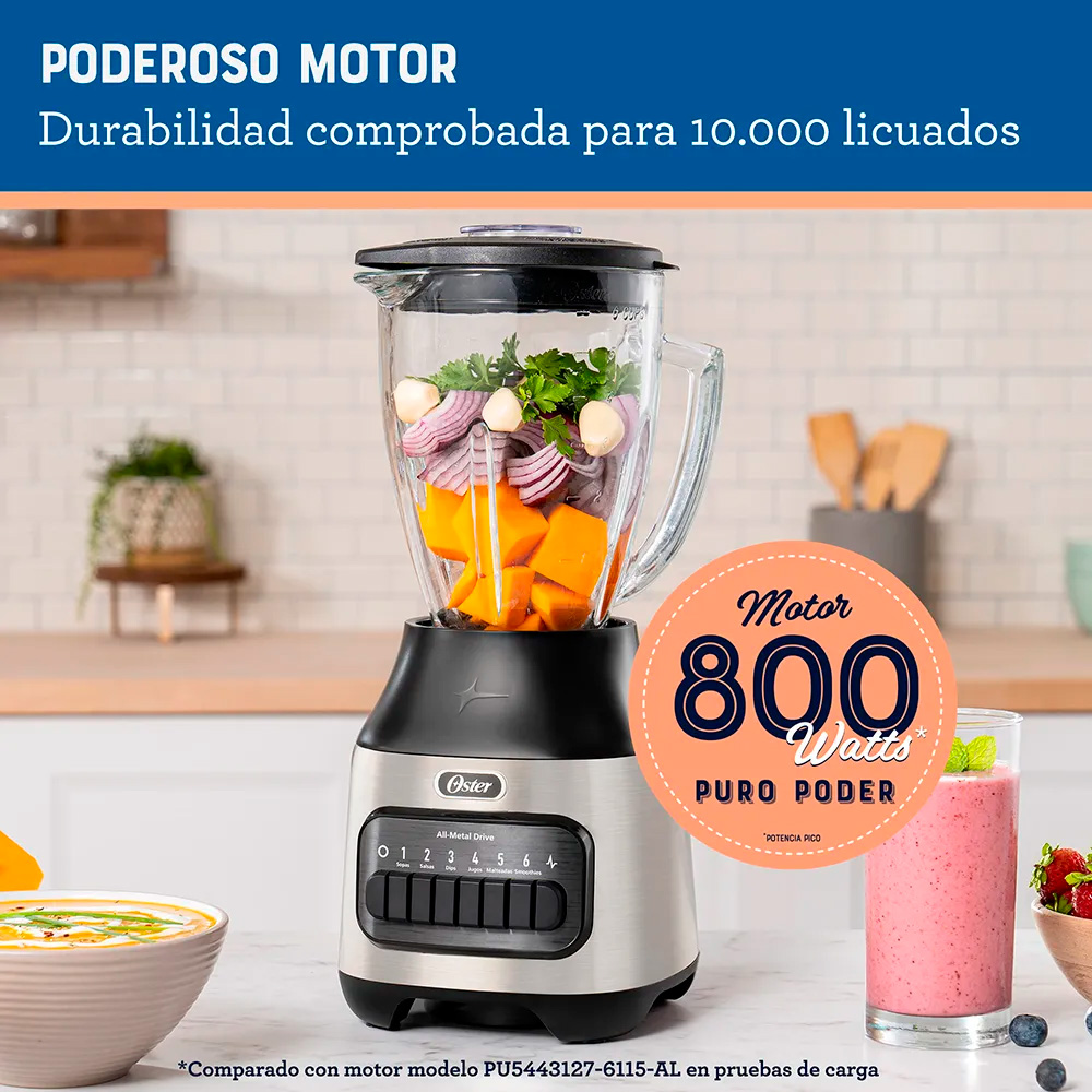 COMBO LICUADORA OSTER BLSTPEG-NPB 1.5 LITROS + SANDWICHERA PLATOS HONDOS CKSTSM400 - 9