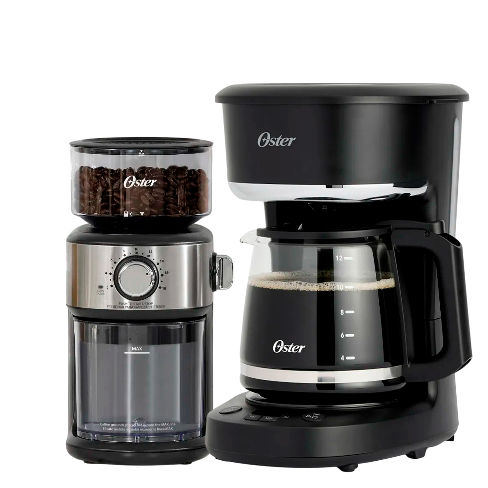 CAFETERA OSTER PROGRAMABLE DE 12 TZA  BVSTDCP121B + MOLINILLO DE CAFÈ AUTOMÀTICO - 2