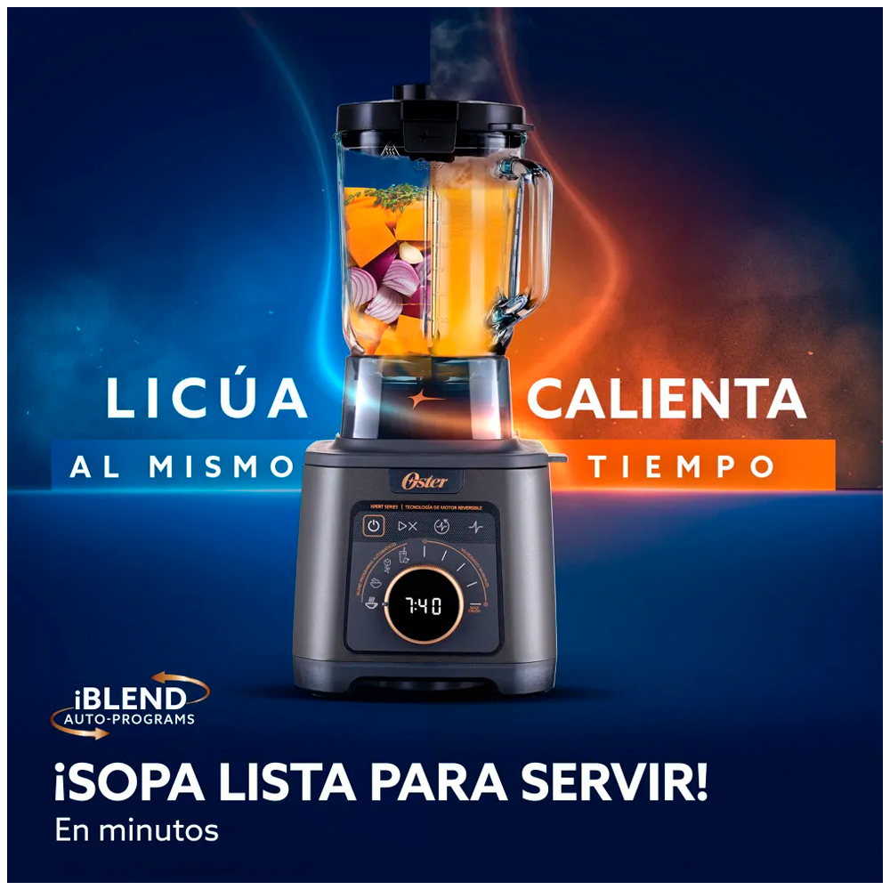 LICUADORA PROFESIONAL BLSTXT-XG TITAN OSTER 4 PROGRAMAS 5 VELOCIDADES - 4