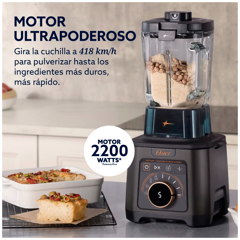 LICUADORA PROFESIONAL BLSTXT-XG TITAN OSTER 4 PROGRAMAS 5 VELOCIDADES - 9