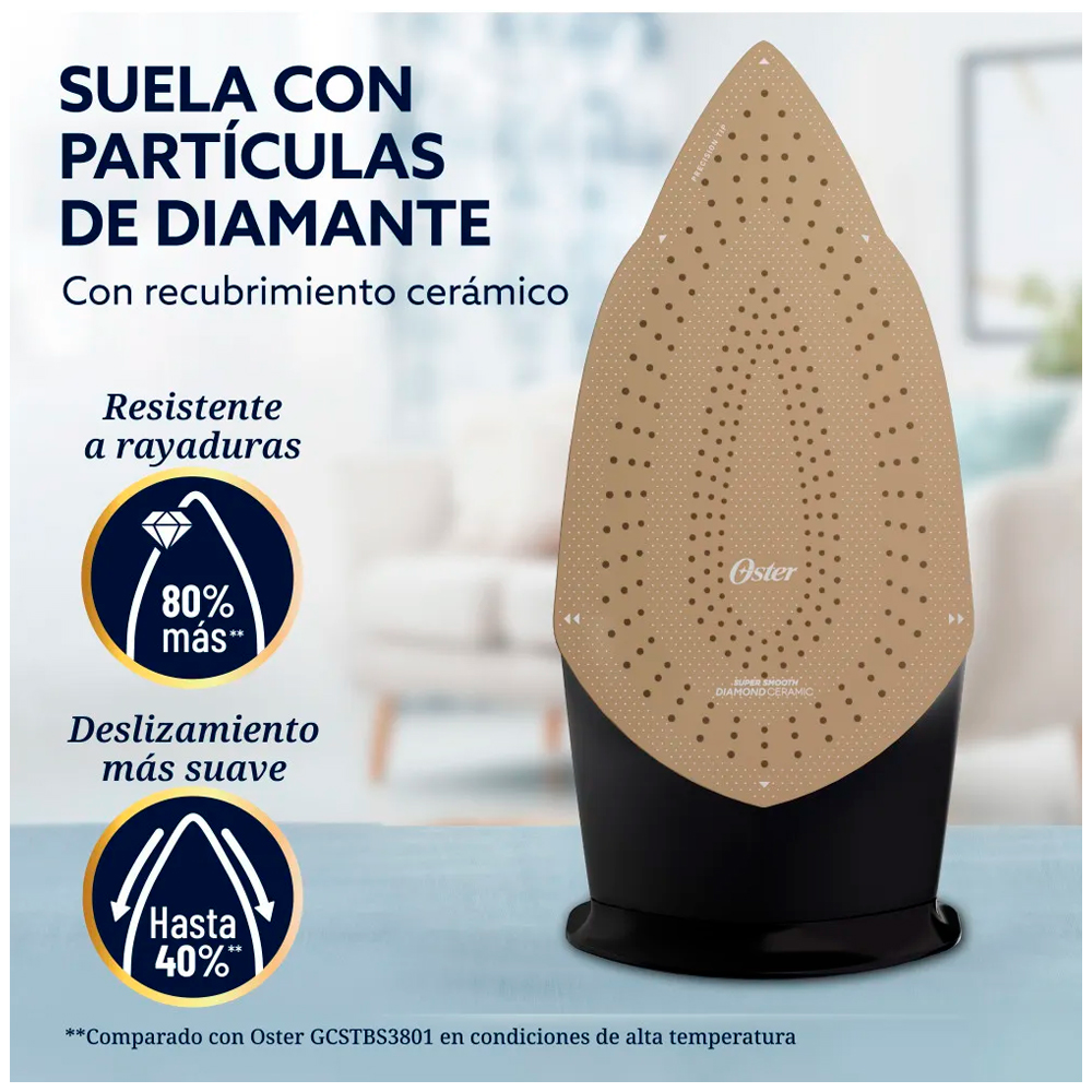 PLANCHA DE VAPOR OSTER GCSTPX9200 DIGITAL SUELA XL FUNCIÓN ECO - 3
