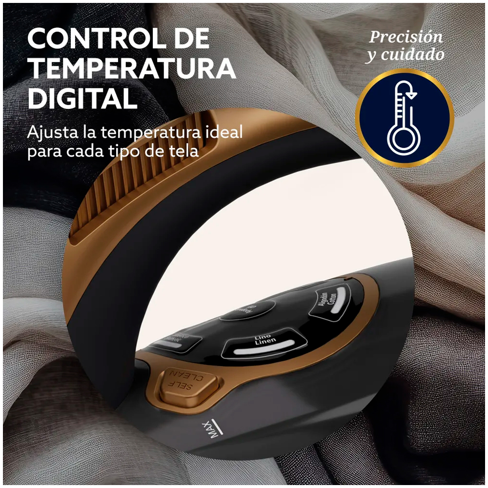 PLANCHA DE VAPOR OSTER GCSTPX9200 DIGITAL SUELA XL FUNCIÓN ECO - 6