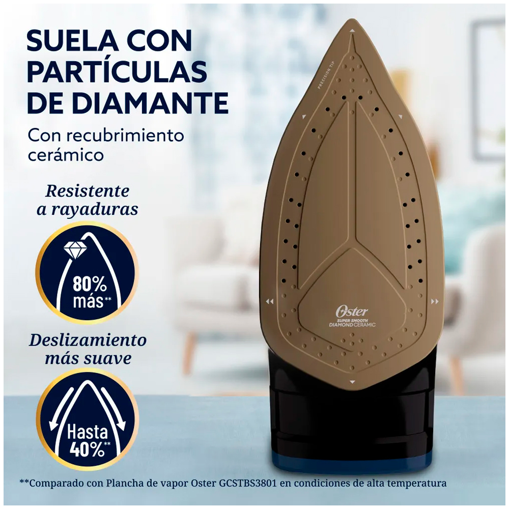 PLANCHA DE VAPOR OSTER GCSTDPD8201 DIGITAL DIAMOND CON FUNCIÓN ECO - 4