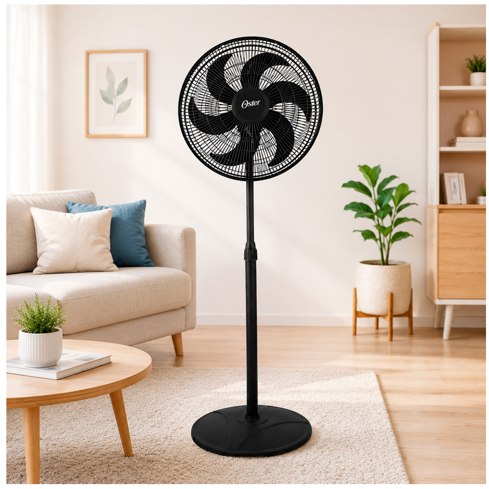 VENTILADOR DE PEDESTAL EOSVELIST1631 OSTER 18 PULGADAS 3 NIVELES DE VELOCIDAD - 2