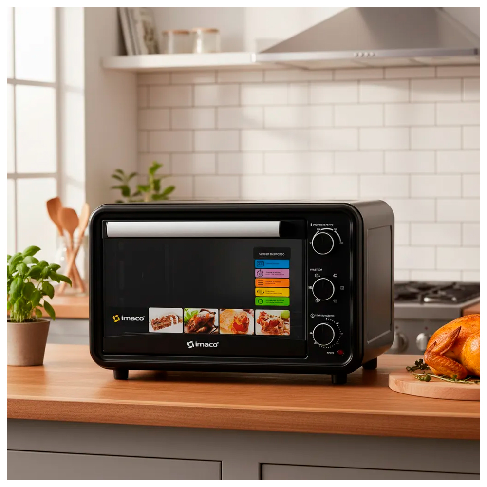 HORNO ELÉCTRICO DE 35 LITROS HES35R CON SELECTOR DE FUNCIONES IMACO - 3