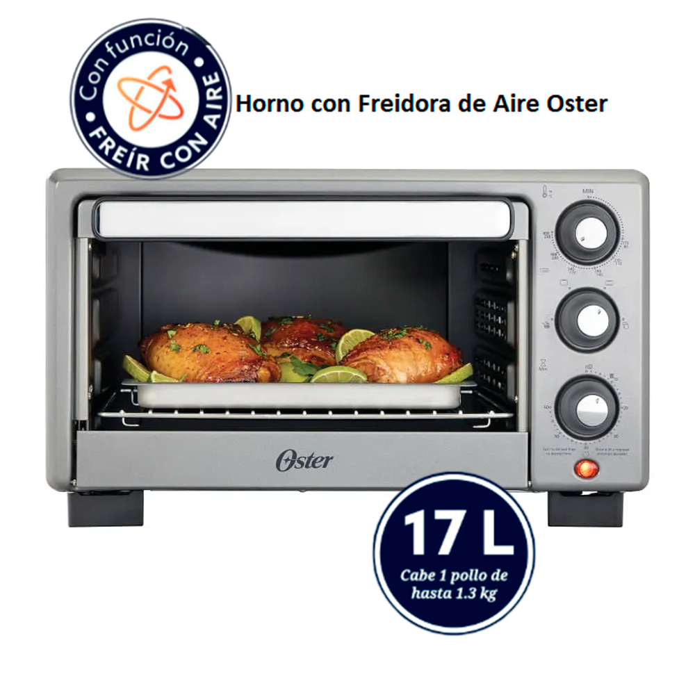 HORNO DE 17 LITROS TSSTTV17MAFNS CON FREIDORA DE AIRE OSTER - 1