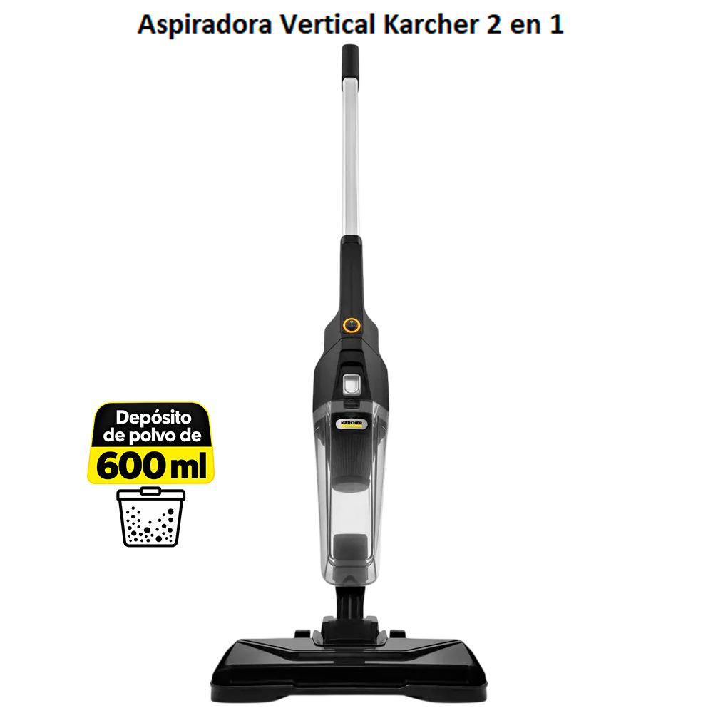 ASPIRADORA VERTICAL KÄRCHER 2 EN 1 VCL-1-STICK-BLACK - 1